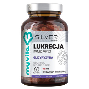 Lukrecja ekstrakt Silver MyVita 60 kapsułek
