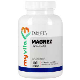Magnez + witamina B6 MyVita - sklep internetowy - 250 tabletek